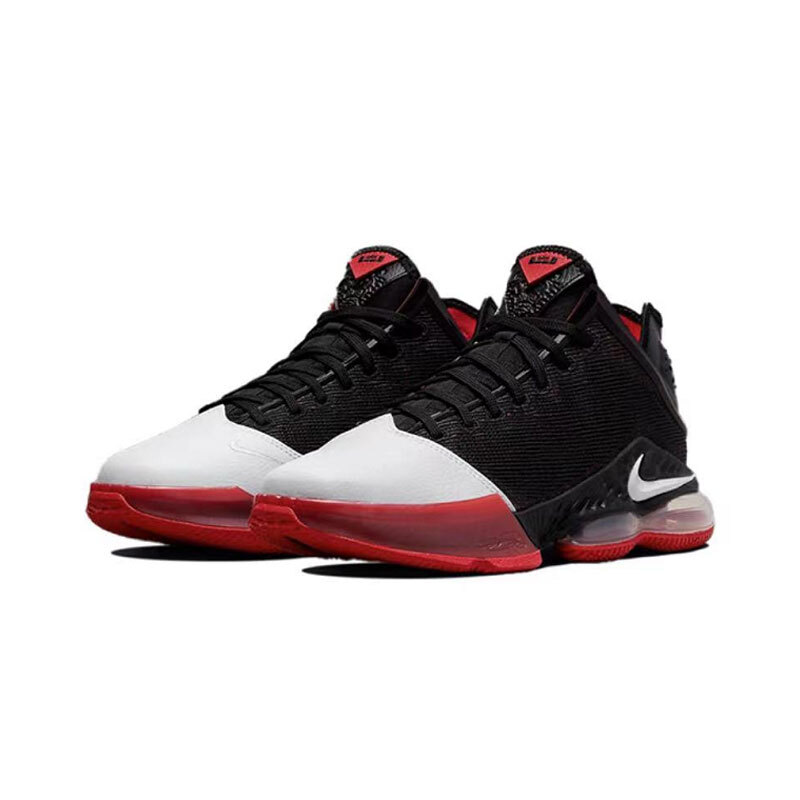 Nike LeBron James Shoes XIX Low White University Red Men’s Shoes DH1270-001