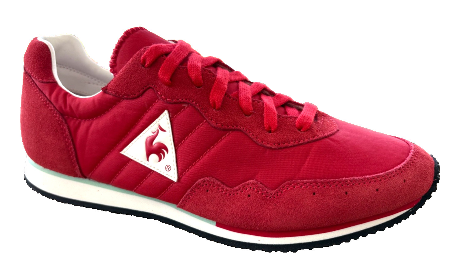 Le Coq Sportif Men’s Milos Red Athletic Sneakers 42 Shoes Trainer Sneakers US-9
