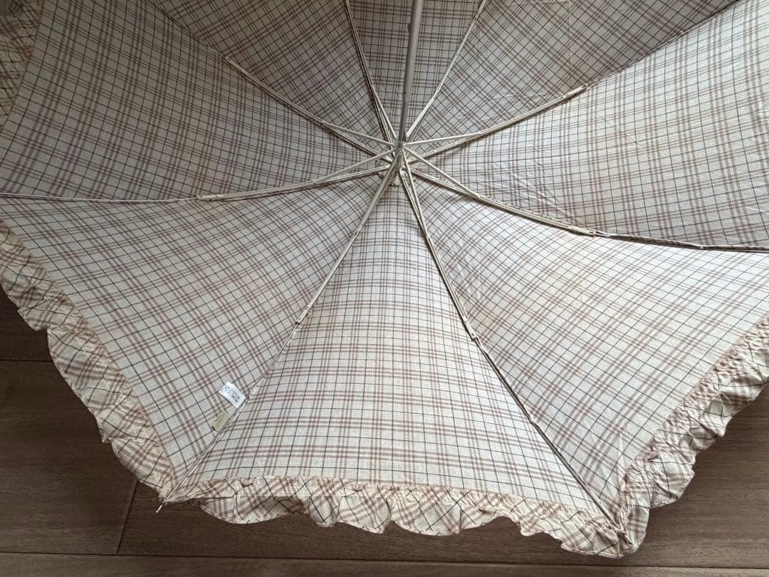 Burberry Nova Check Folding Umbrella Beige Diameter 50 cm / 19.7 in