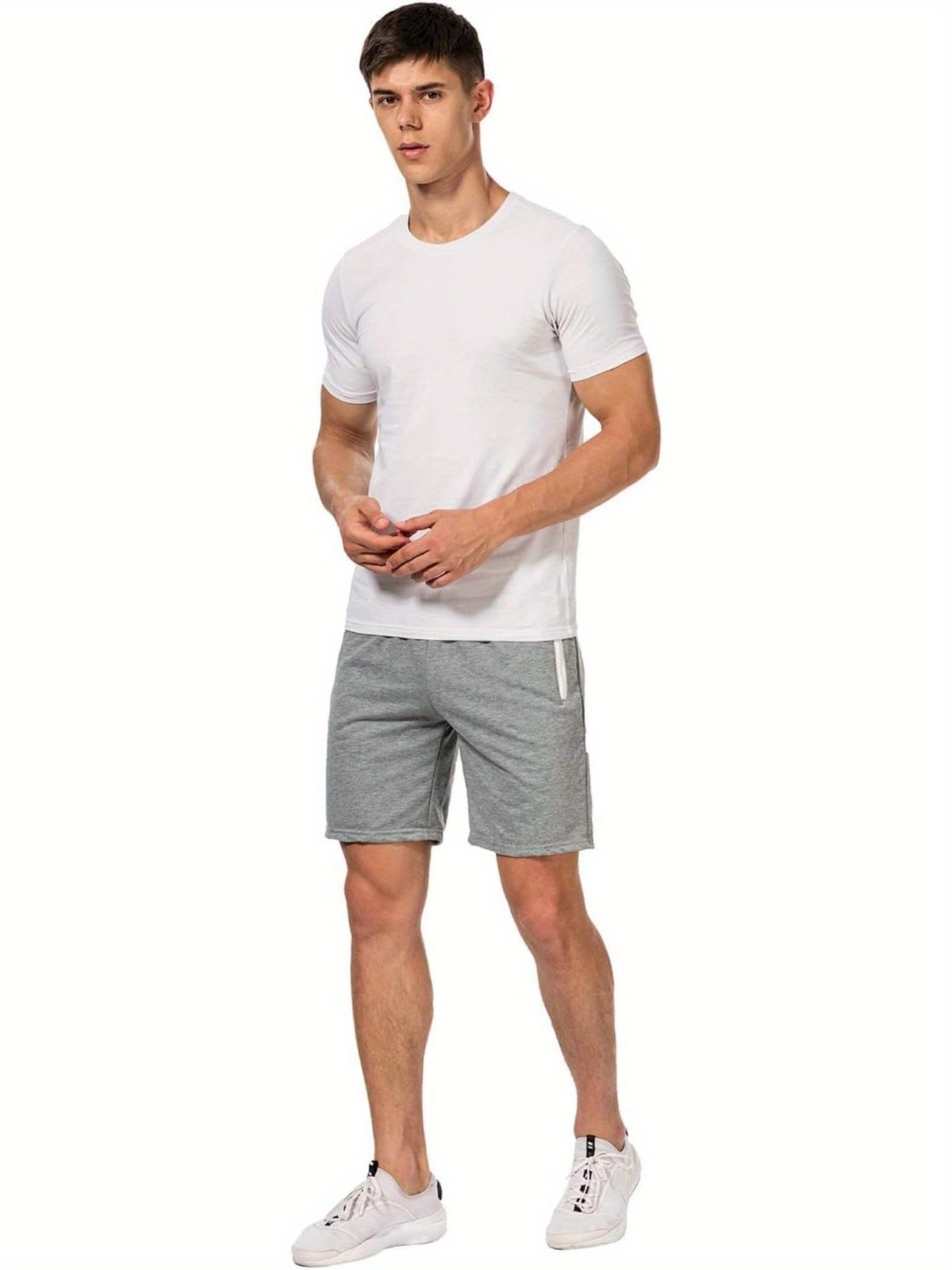 3 Pack Men Summer Casual Jogger Sweat Shorts Athletic Sports Shorts