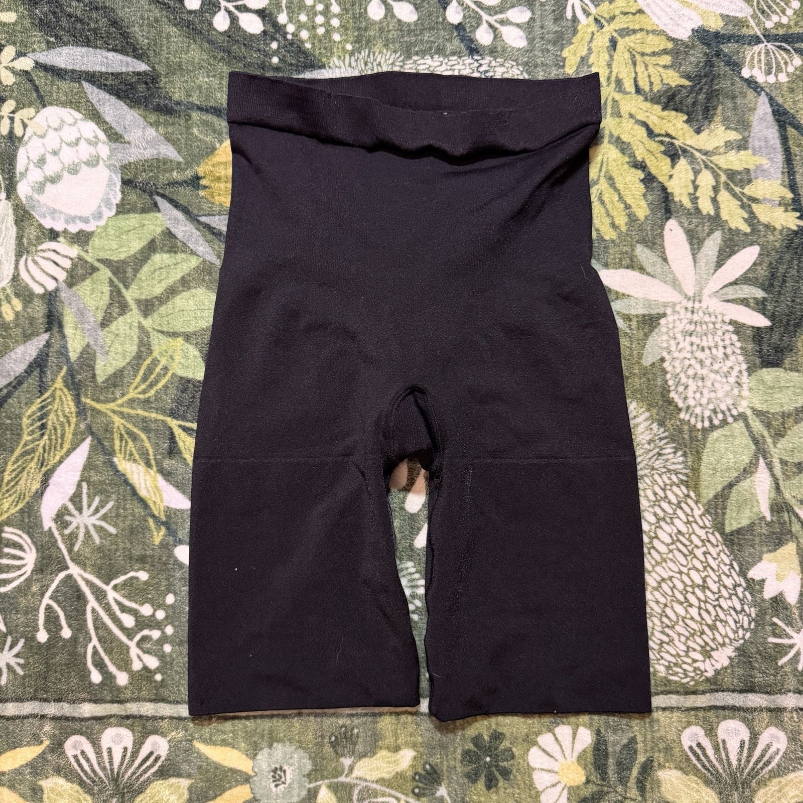 Spanx by Sara Blakely Women’s High-Waist Mid-Thigh Shapewear Shorts Black