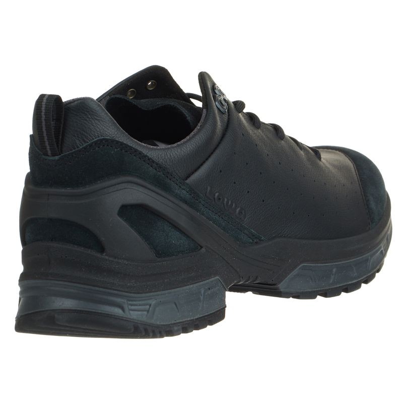Lowa Men’s Barrow Lo Travel Shoes 310773-9937 Black Leather