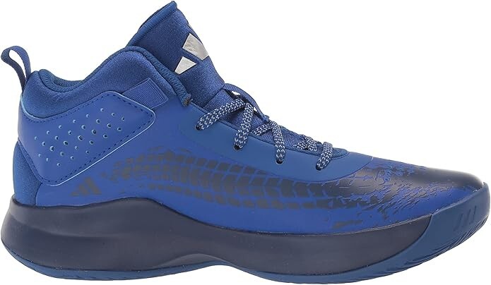 Adidas Size 11.5K Cross Em Up 5 Blue Wide Width Basketball Shoes NWT and Box