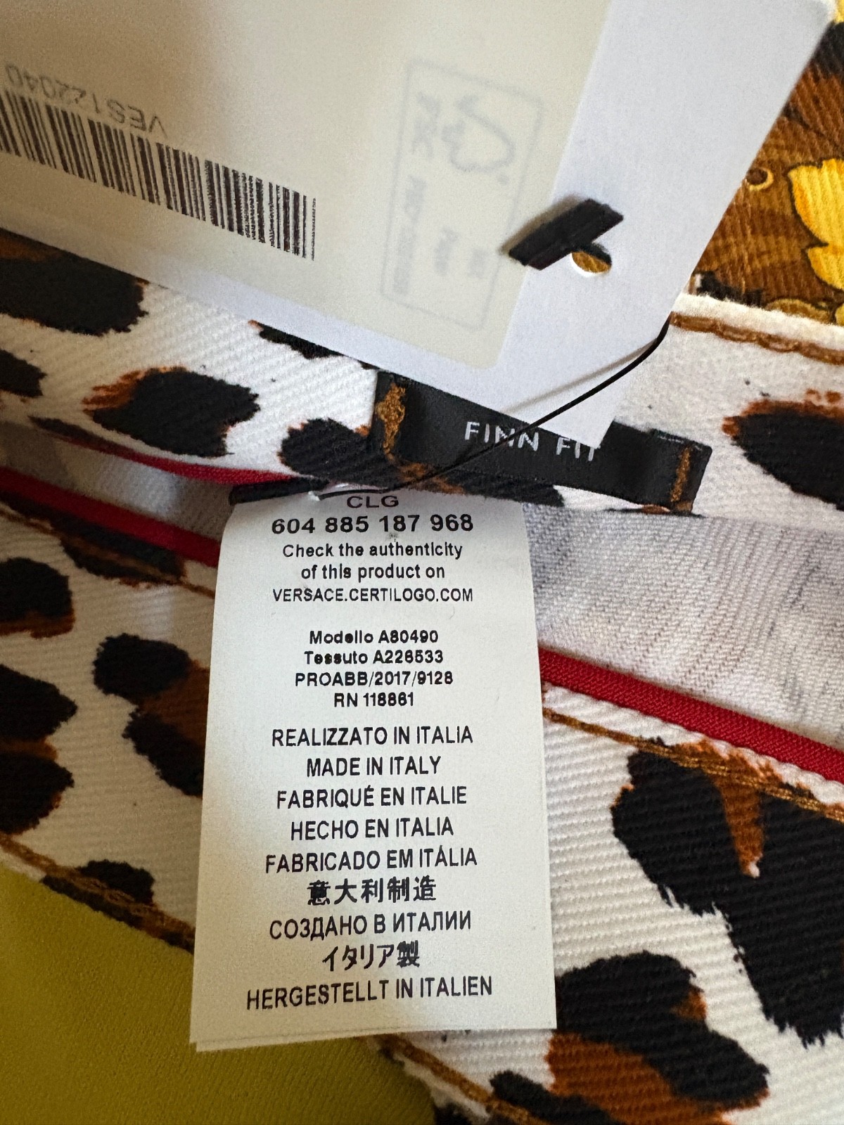Versace Tribute Wild Baroque SS 2019 Women’s Jeans Sz 36 Italy Excellent Cond