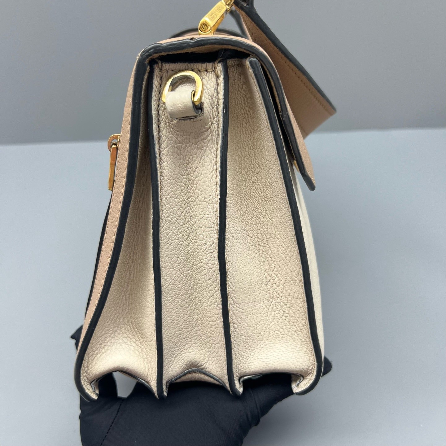 Miu Miu Pre-Owned Authentic Luxury Handbag Colorblock 27*18*13cm