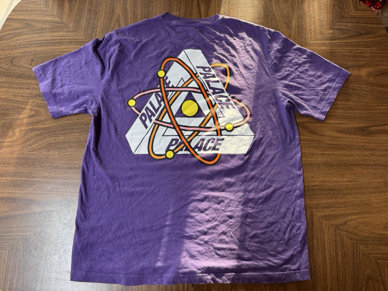 Palace Tri Atom Skate Street T-shirt Tee Men’s XXL Purple