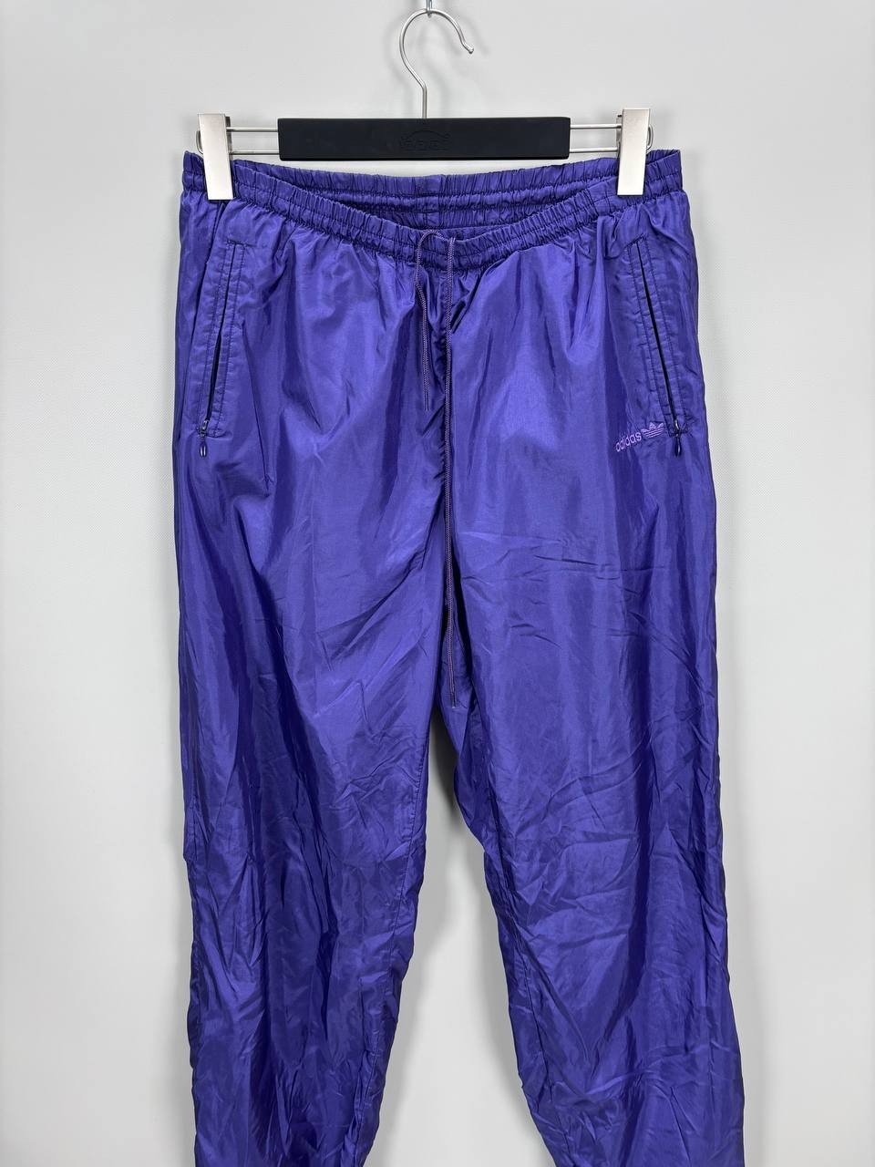 Mens vintage nylon pants Adidas Size L/XL Color Purple Duties Paid (USA)