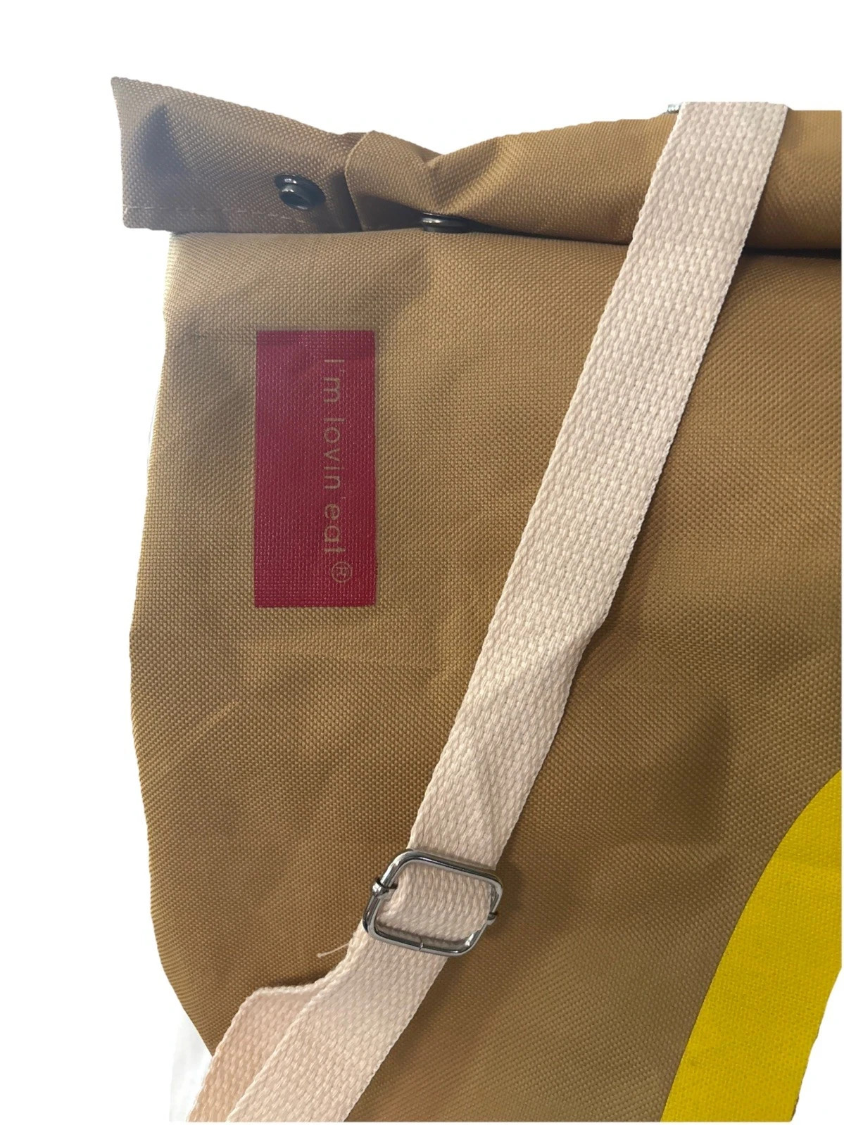 Classic Retro 90s Y2K McDonald’s Paper Bag Canvas Backpack Rucksack Purse