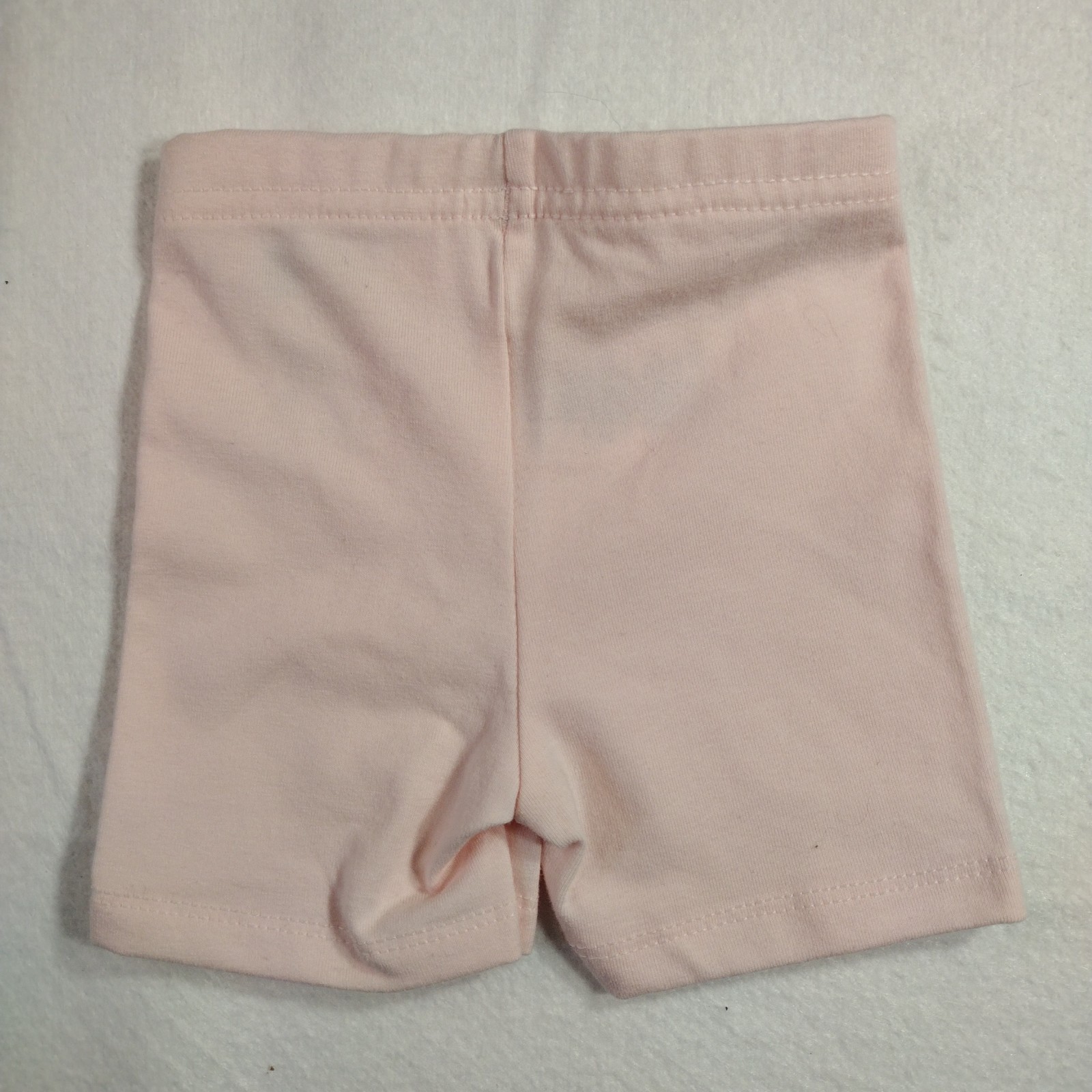 2x Garanimals Girls Sz 6-9M Pink & Checkered Elastic Waist Comfort Bike Shorts