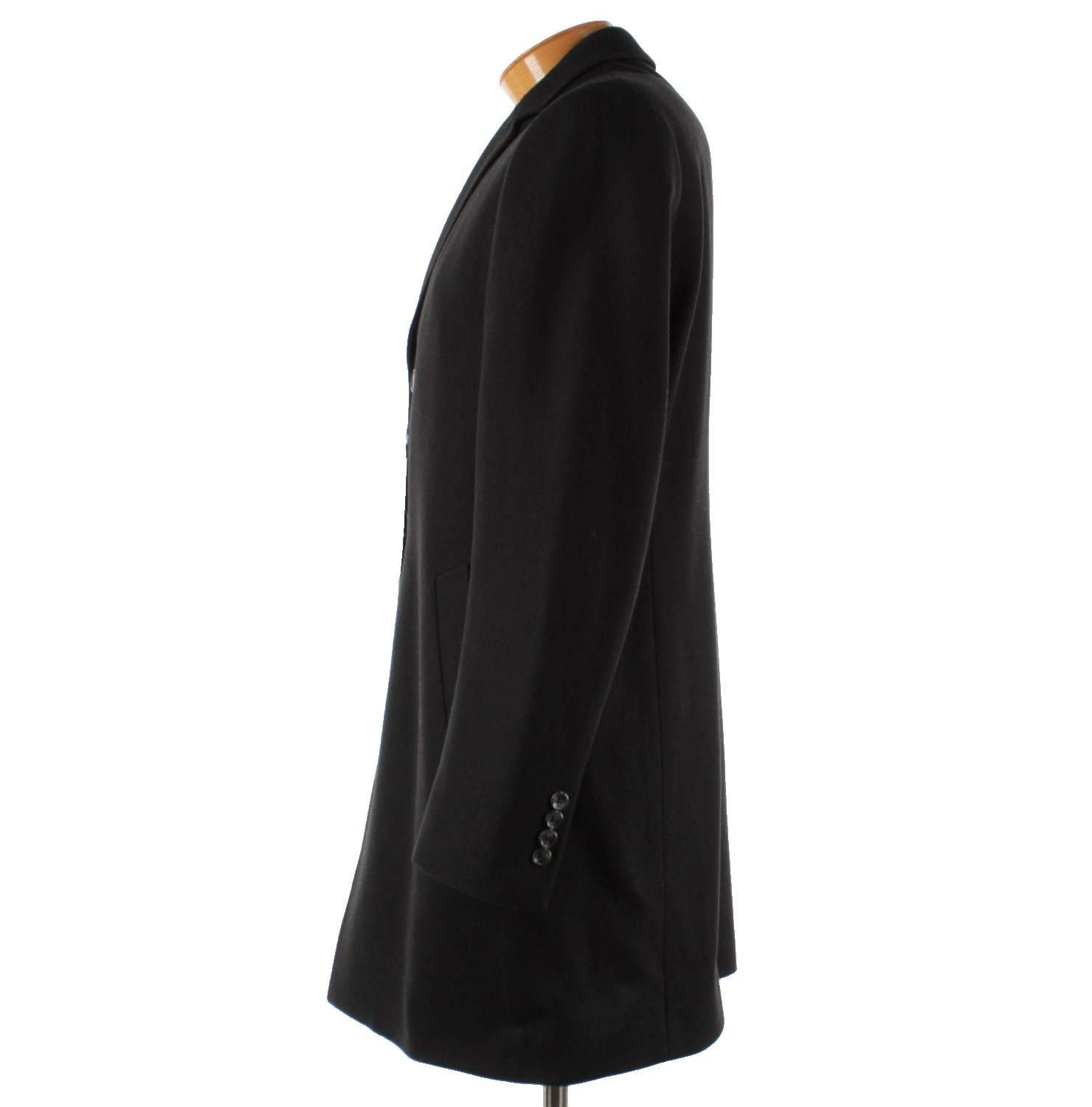 Cardinal of Canada NWT Wool Blend Top Coat Size 42R US In Solid Black