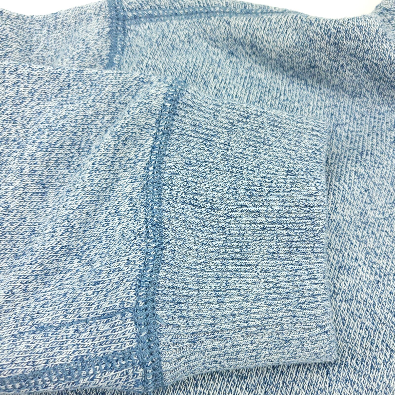 Surfside Supply Small S Sweater Light Blue Color Half Zip Mock Neck Mens NWT
