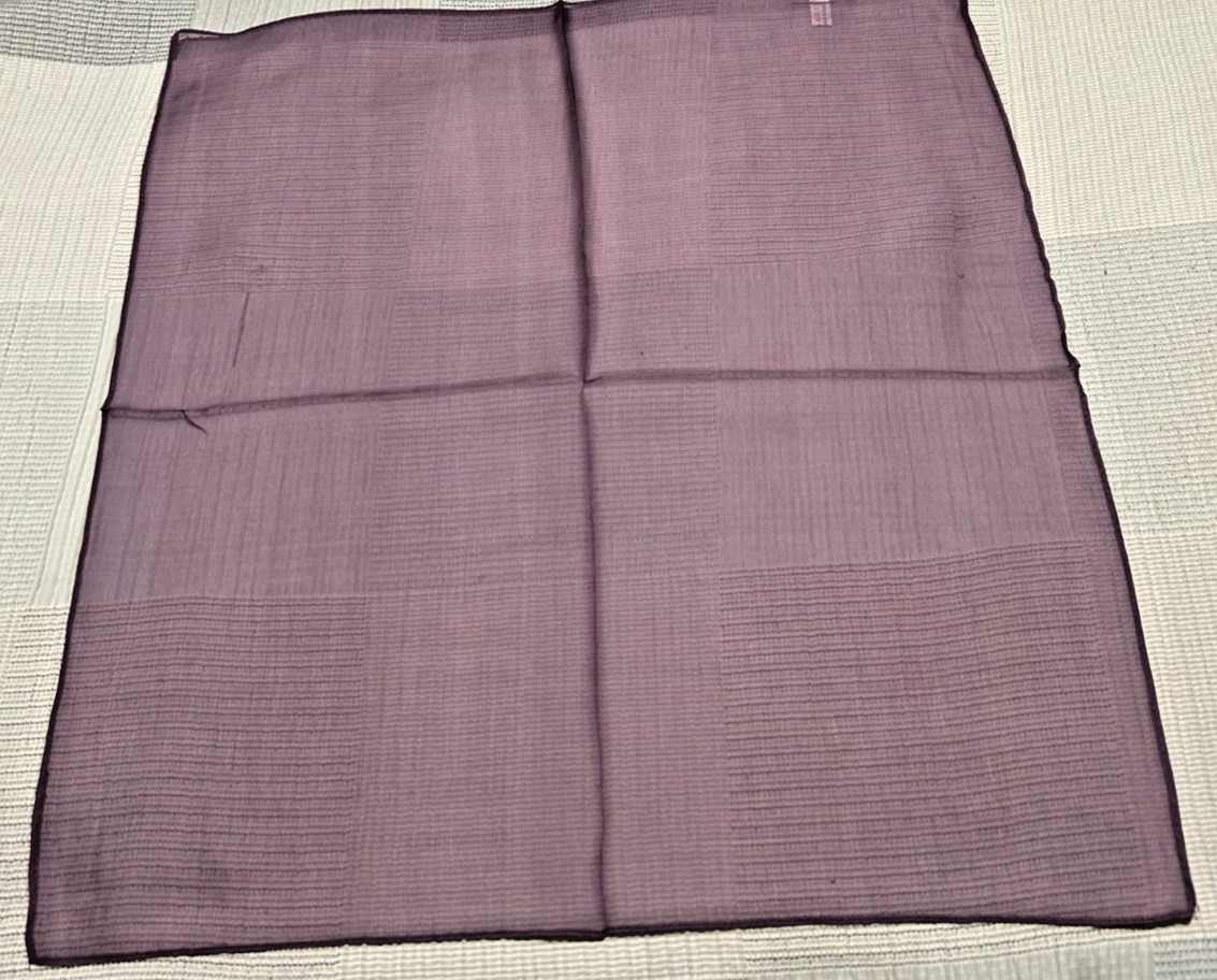 NEW 20 x 21 In. Small Sq. Lavender Solid Color 100% Mulberry Silk Scarf- SS 1035