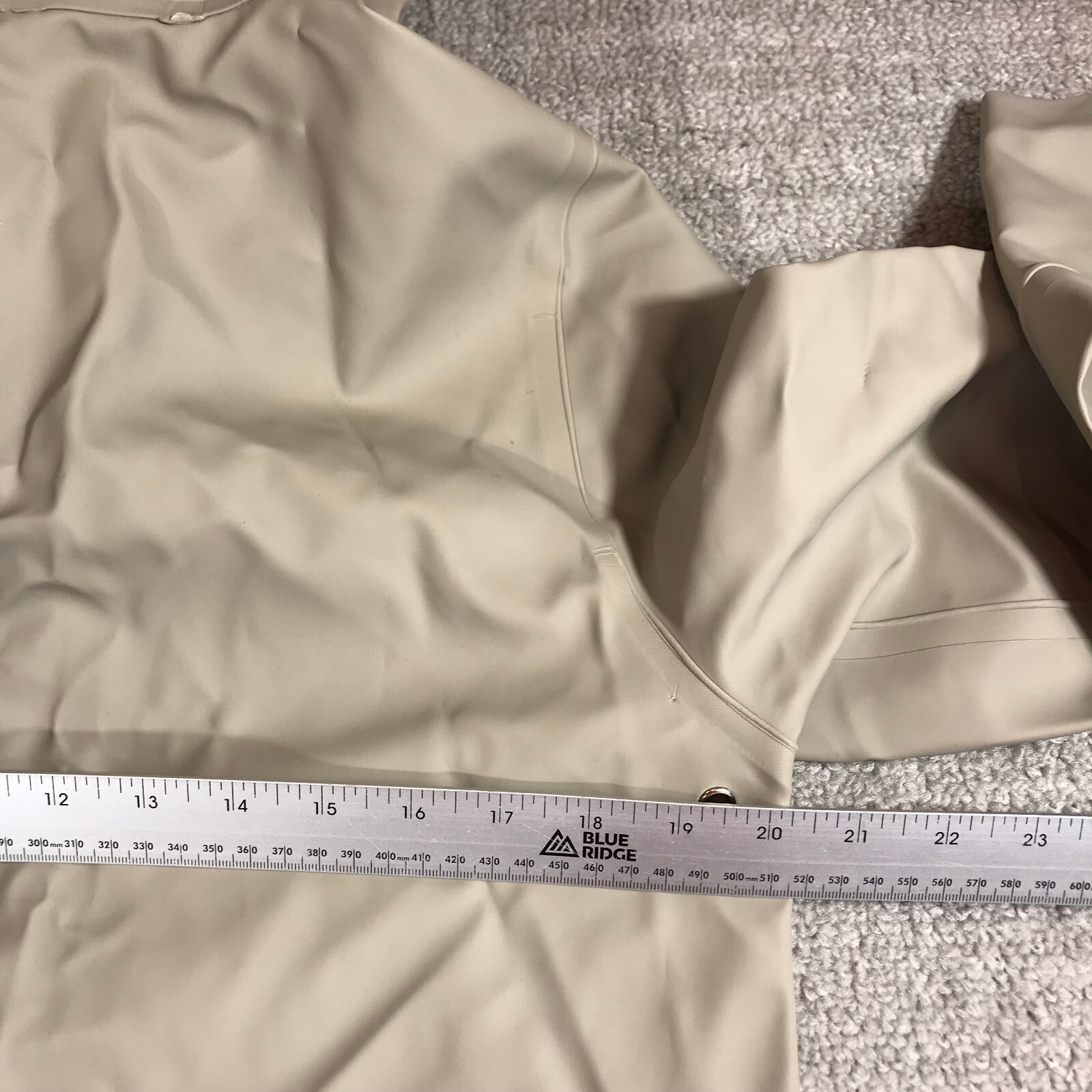 Stutterheim Stockholm Jacket Mens 2XS XXS Raincoat Hoodie Unisex Mosebacke Tan