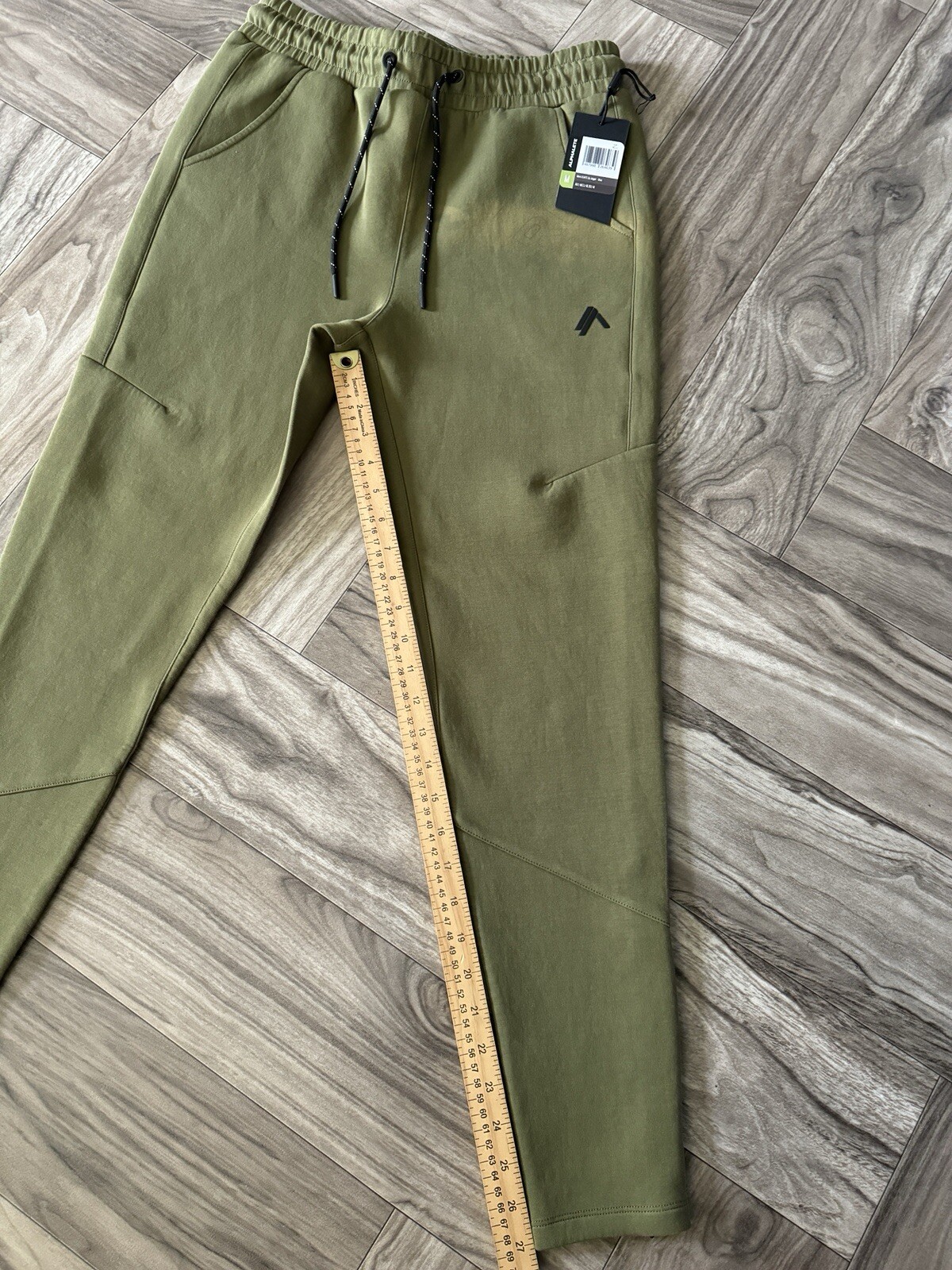 Alphalete Men’s Elmts Zip Jogger – Olive , Check seller’s description, Size M