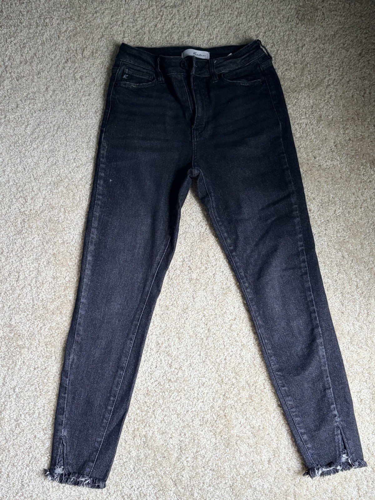 KanCan Women’s Black Dark Wash Skinny Jeans Slim Fit Stretch Mid Rise 5-Pkt