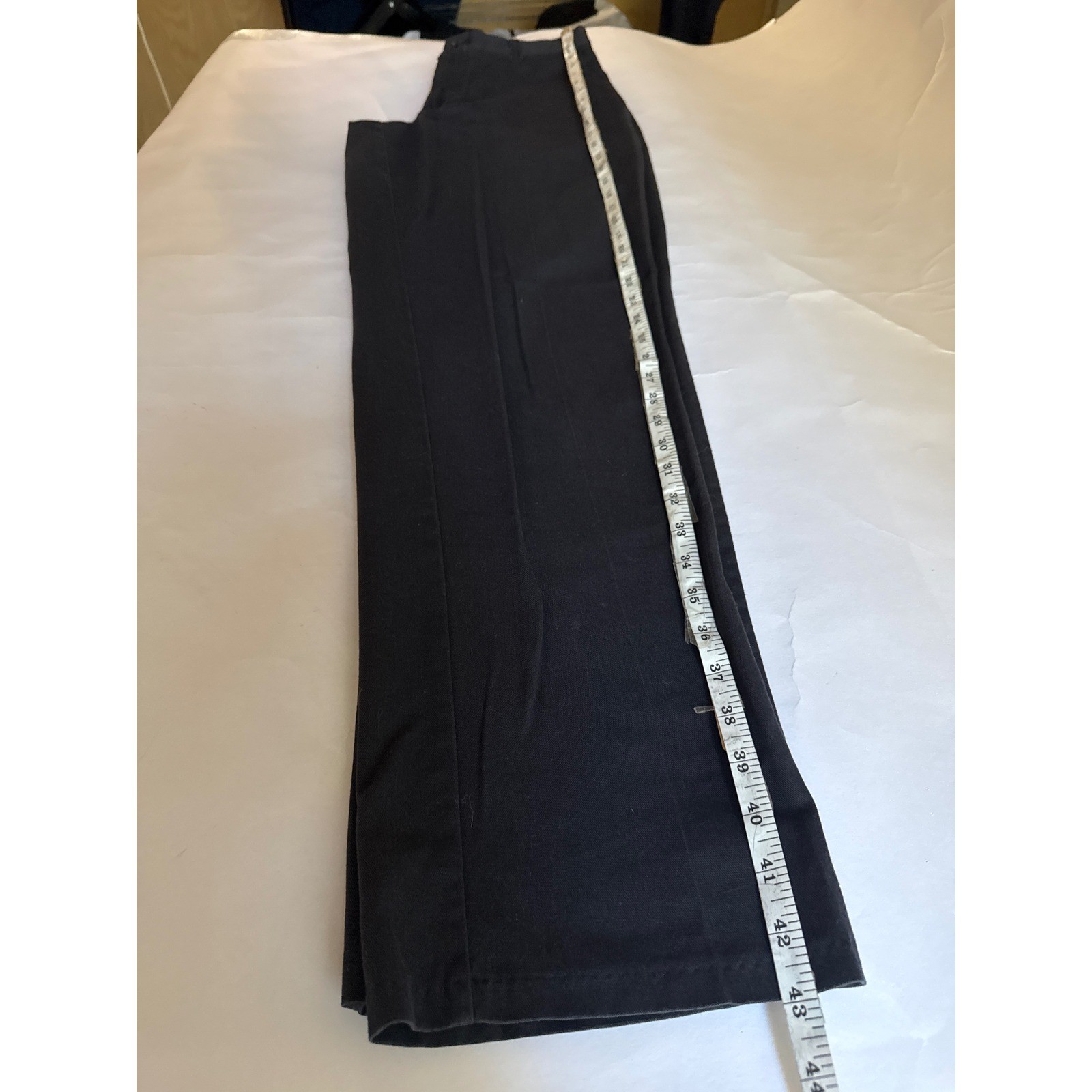 Cintas ComfortFLEX Mens 30×33 Black Work Pants Uniform Trousers 945-35
