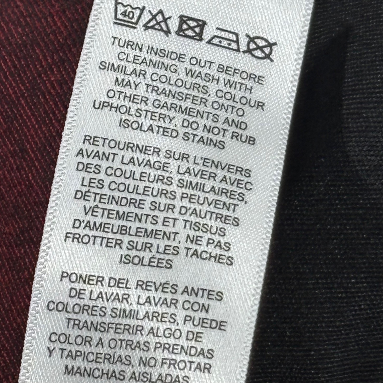 ASOS Curve Denim Red Faux Leather Pants High Rise Women Size US Size 18 NEW