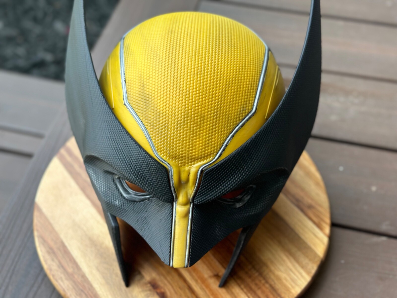 Weathered Wolverine Mask Helmet 3d Printed Logan X-Men Wearable or Display