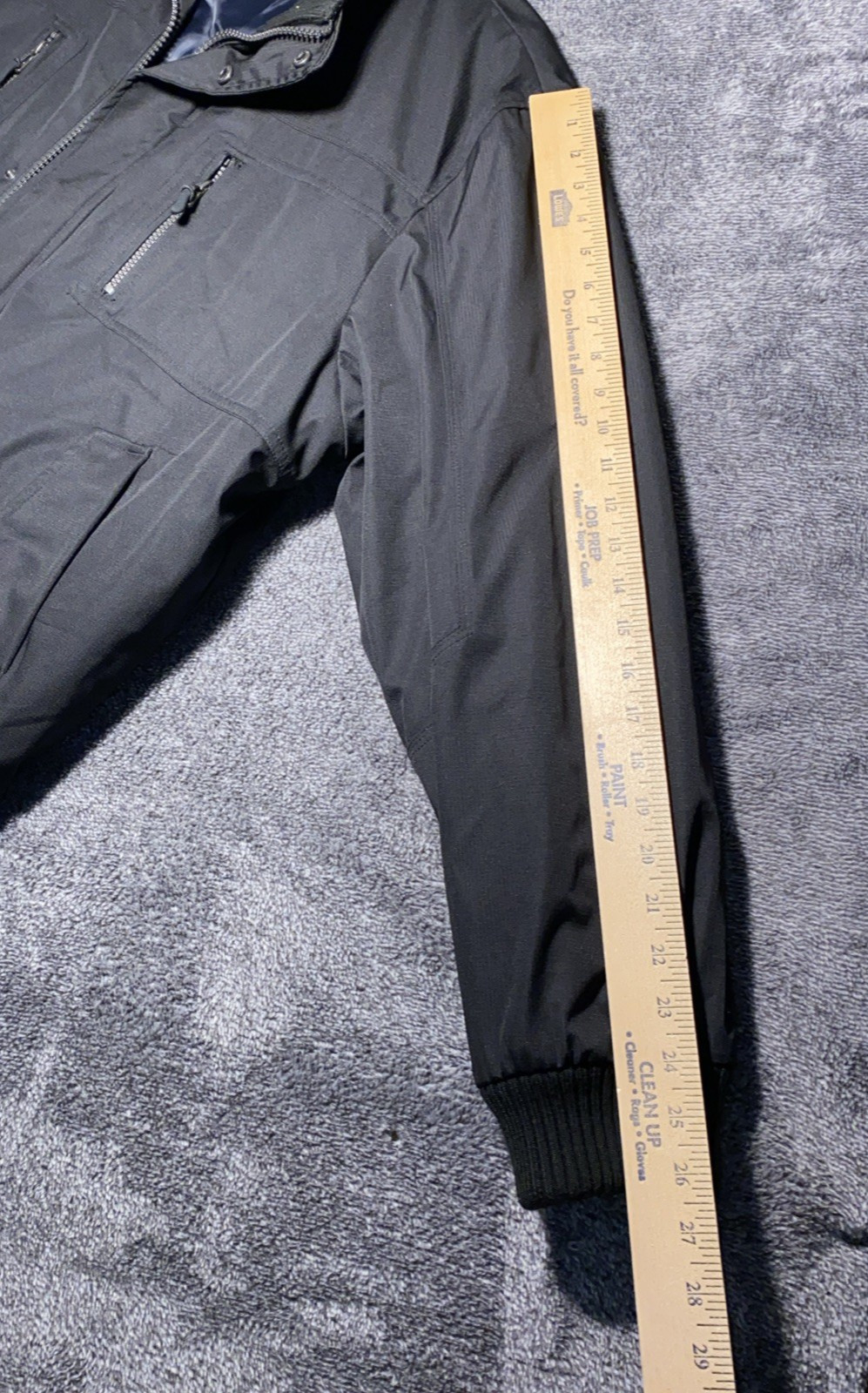 NWOT $195 Calvin Klein Men’s Black Classic Ripstop Bomber Coat Jacket Size XL