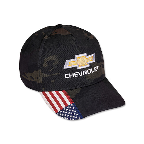CHEVROLET Bowtie Camo Base Ball CAP HAT Many Camouflage Options To Pick From