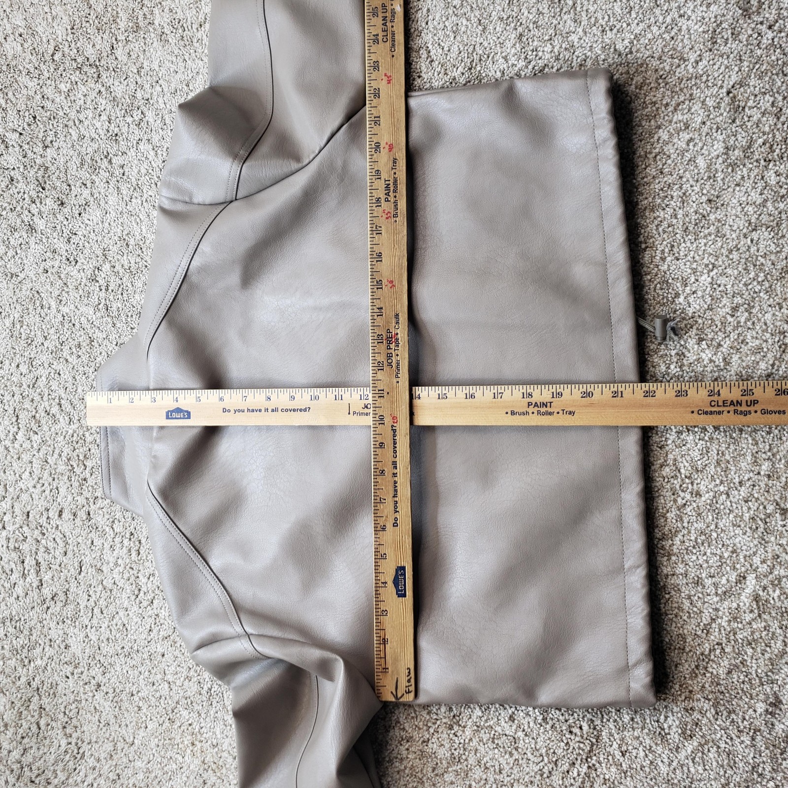 Anthropologie Silence + Noise Jacket Womens L Beige Collared Lined Pockets Snap