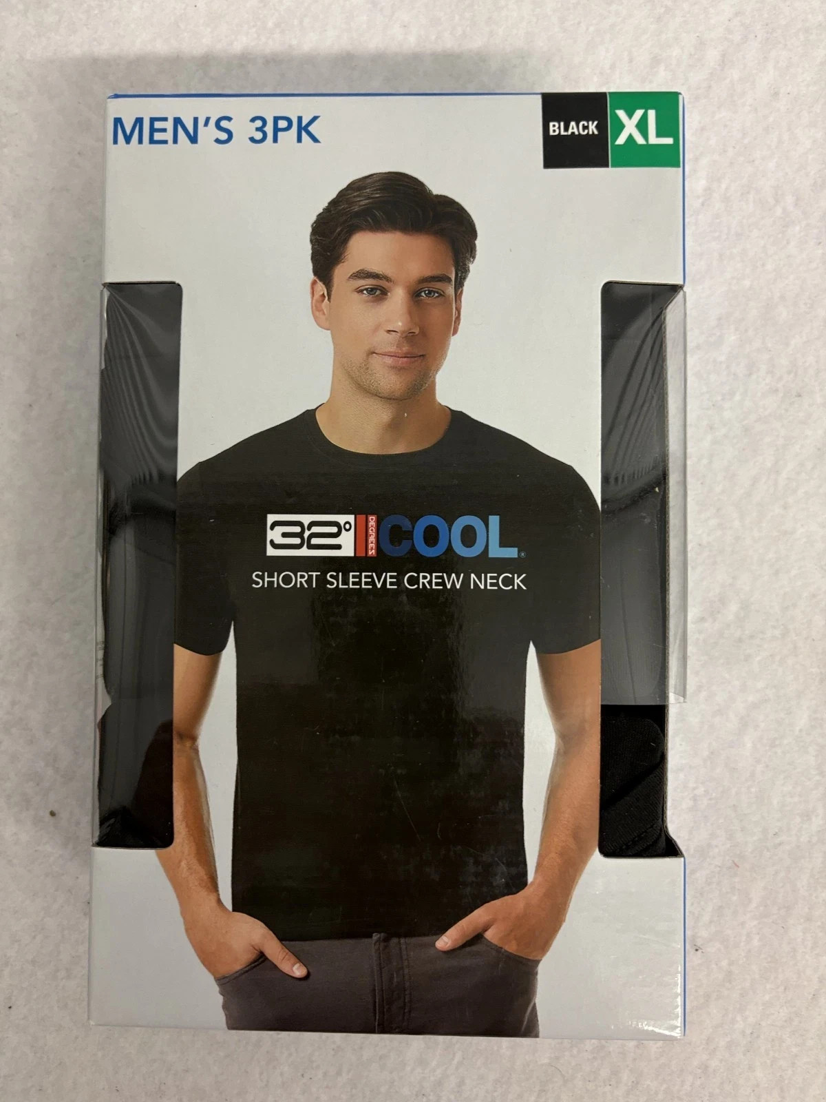 Men’s 32 Degree Cool Short Sleeve Crew Neck T-shirt 3PK