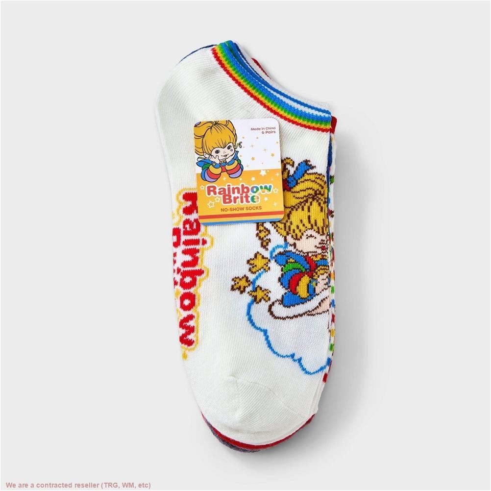 Women’s Rainbow Brite 6pk Low Cut Socks – Assorted Color 4-10 *SEE DEAL!!!*