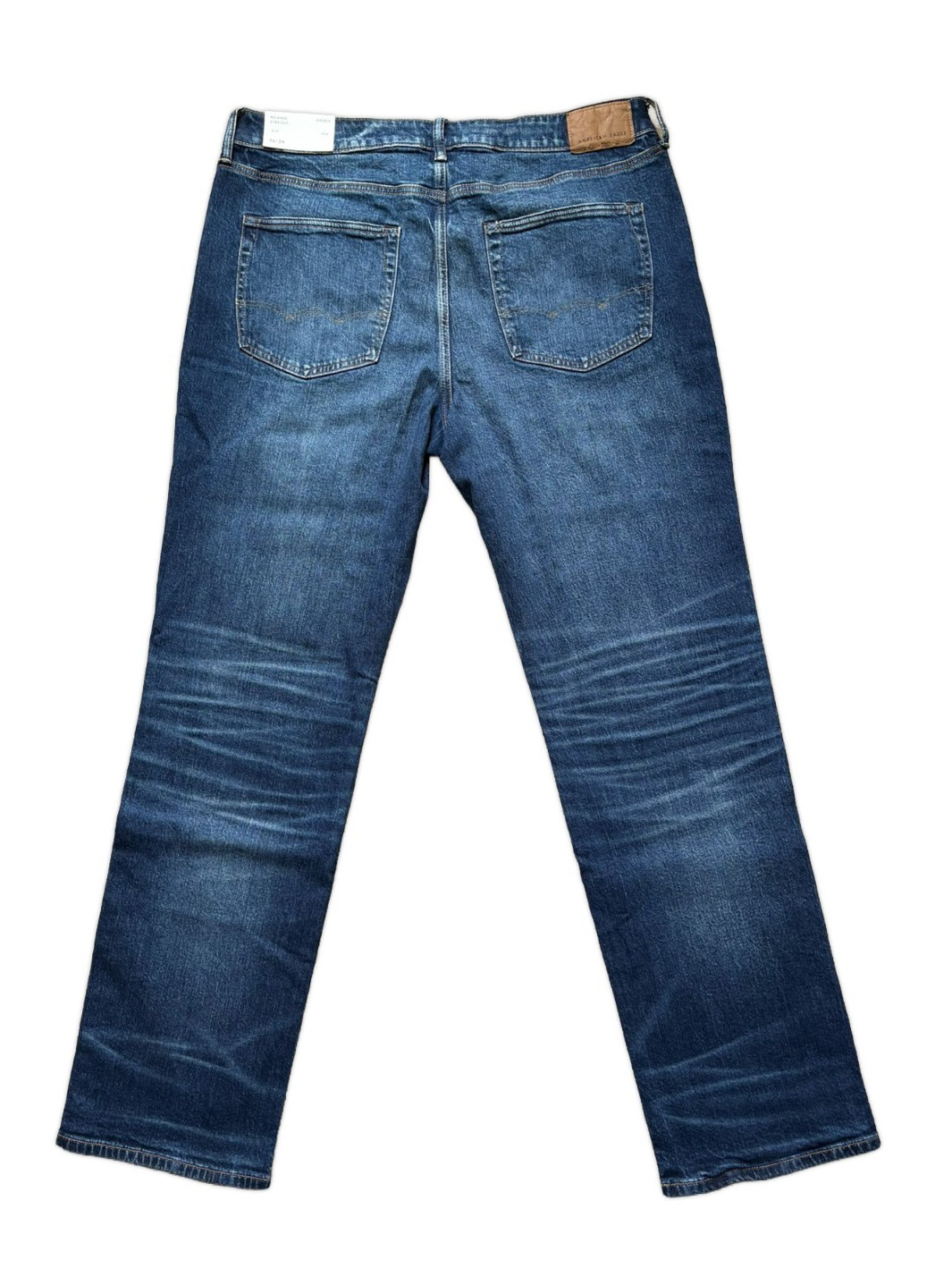 NWT American Eagle Jeans Mens Size 36×34 Deep Navy Airflex+ Relaxed Straight