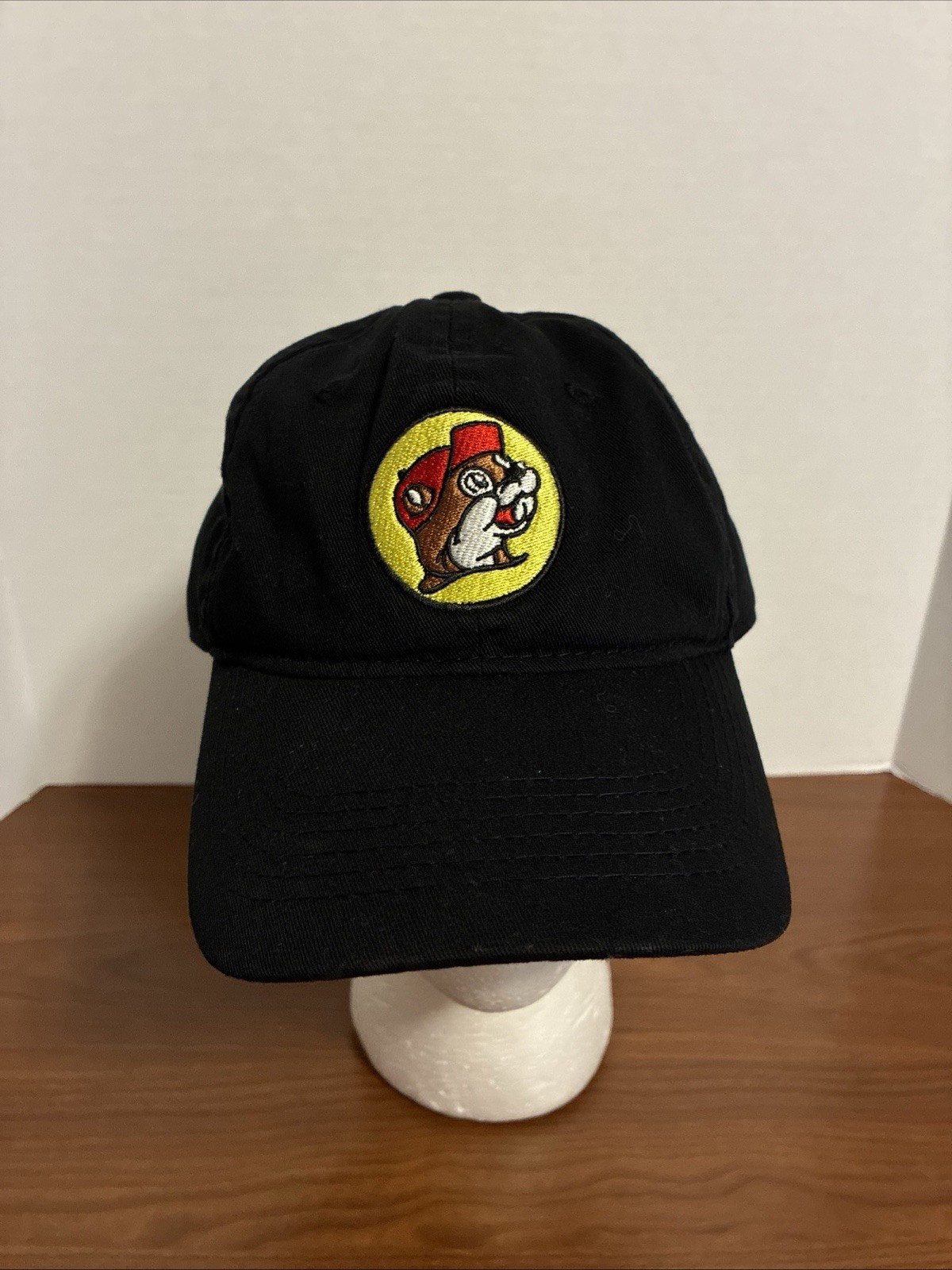Buc-ees Gas Station Embroidered Beaver Logo Strapback Hat/Cap