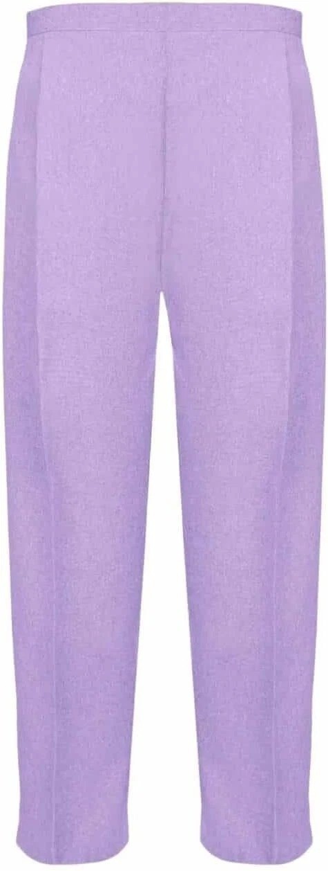 WOMENS TROUSERS LADIES HALF ELASTICATED STRETCH WAIST WORK OFFICE POCKETS PANTS