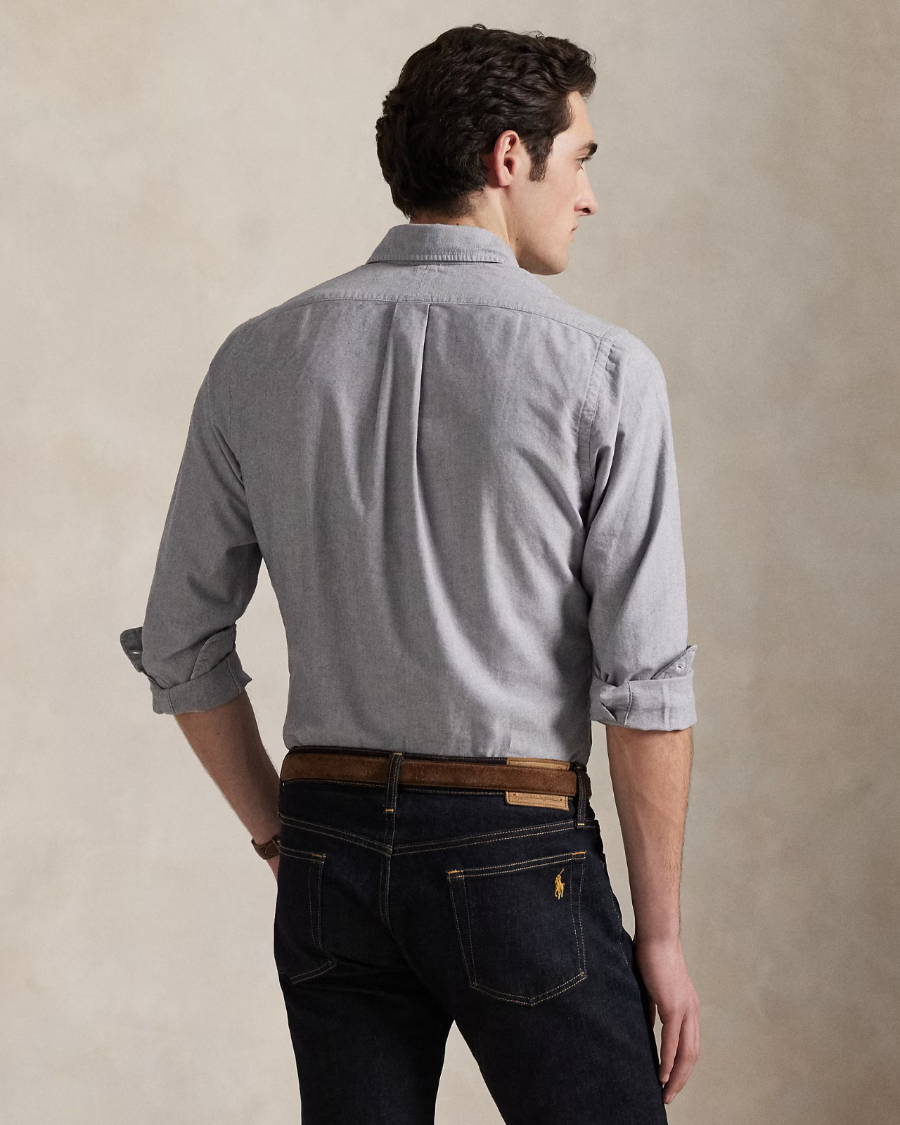 Polo Ralph Lauren The Iconic Oxford Shirt Grey Brand New All Sizes