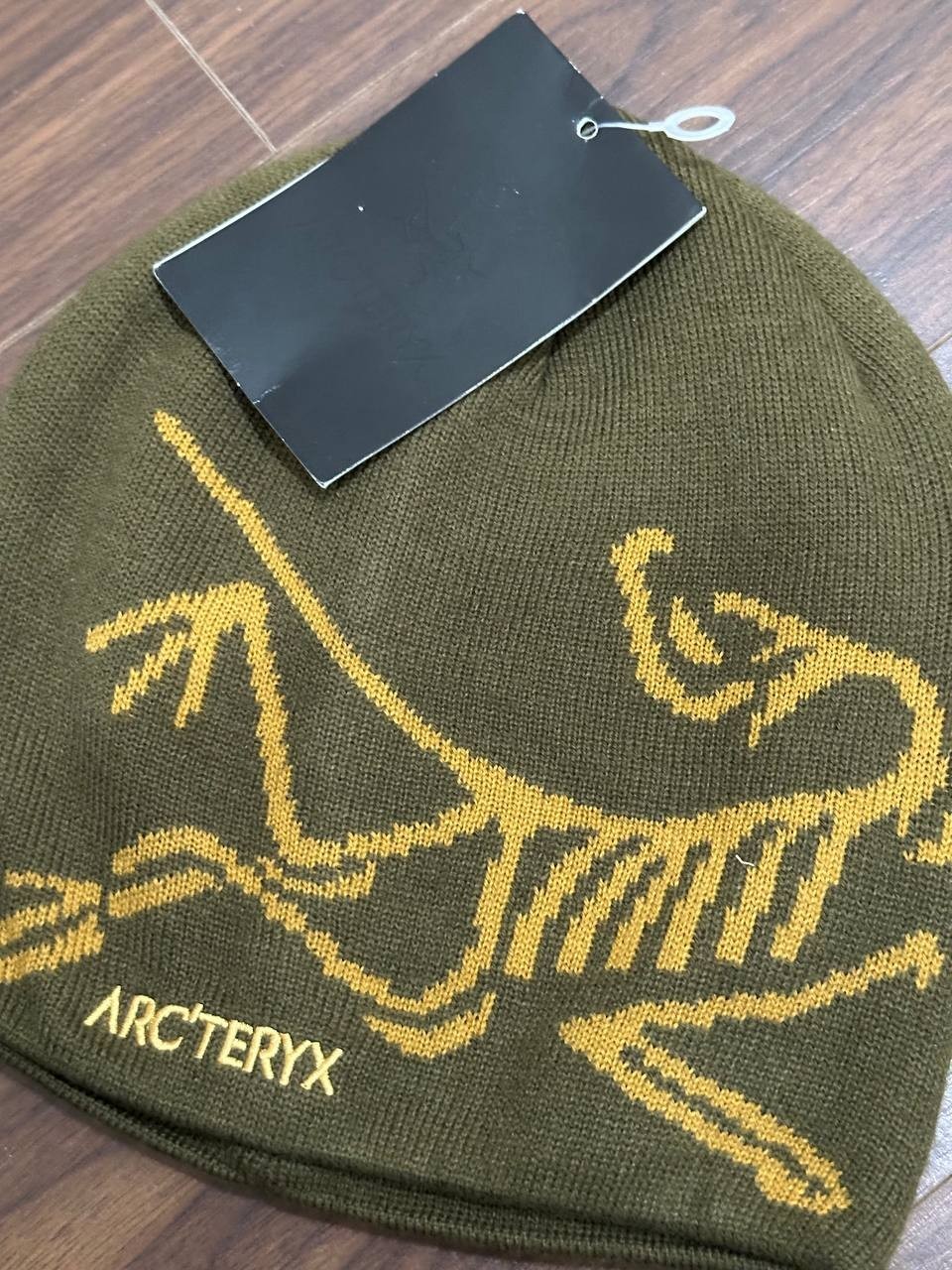 Arc’teryx Bird Graphic Beanie V2 Brown Knit Hat Unisex NWT
