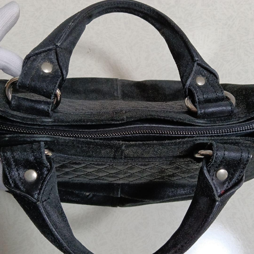 CELINE Boogie Bag Handbag Black Quilted Authentic From Japan