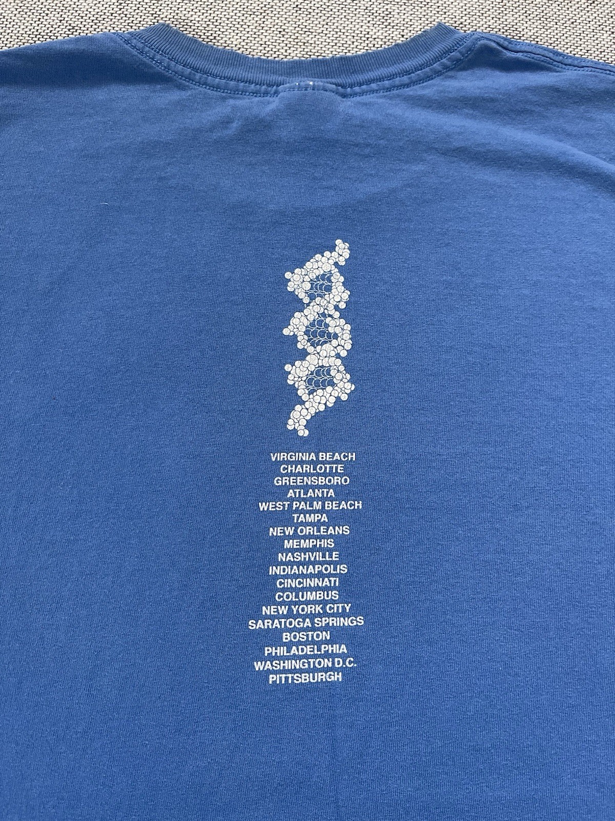 Vintage Y2K Blue year 2000 Pearl Jam Binaural Tour t shirt Adult XL