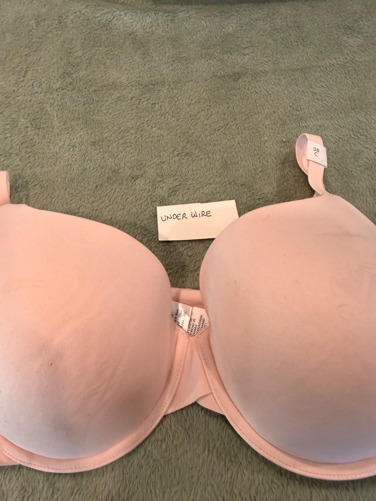Calvin Klein Perfectly Fit Full Coverage Underwire Bra Lightly Lined NWT Pink