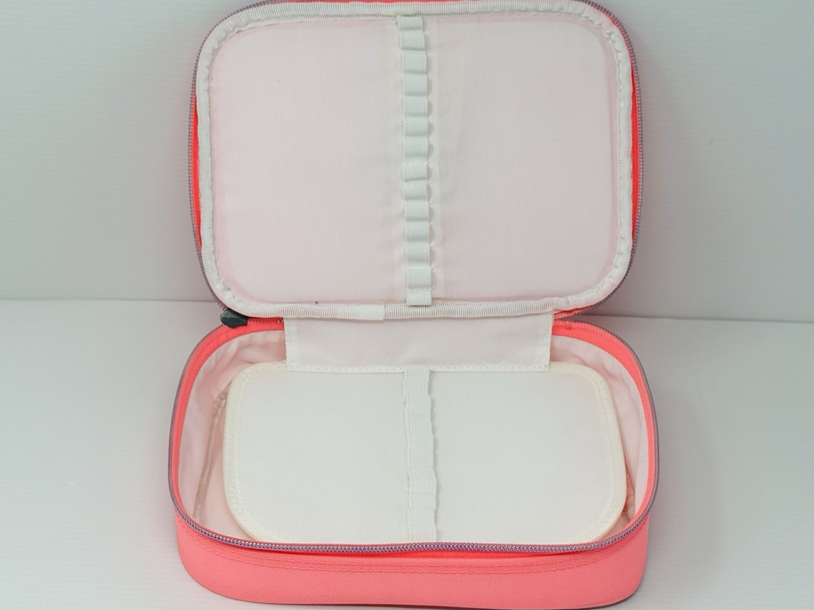 Kipling 100 Pens Case Pencil Accessory Box Polyamide AC3657 Cool Pink