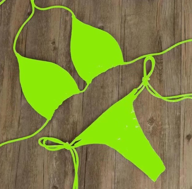 New Sexy Mini Bikini Shiny Women Brazilian G-String Set Thong Swimwear Swimsuits