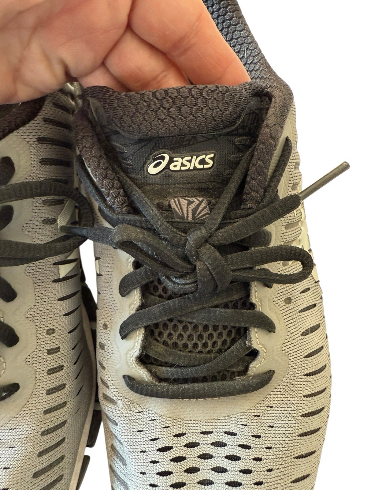 Asics Gel Quantum 360 Shoes Gray Sneakers Men’s Size 7.5 Good Condition