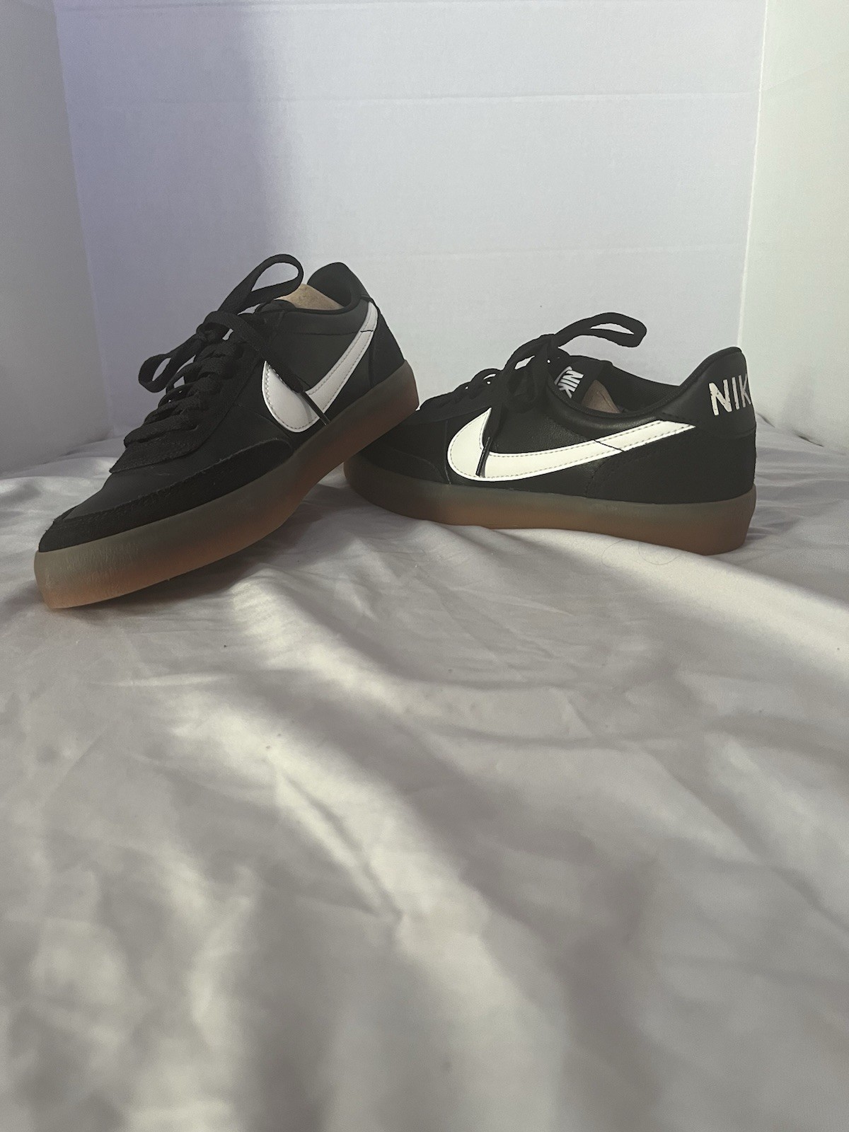 Nike Killshot 2 Black Sail White Gum Leather Women’s Casual Sneakers Size 8
