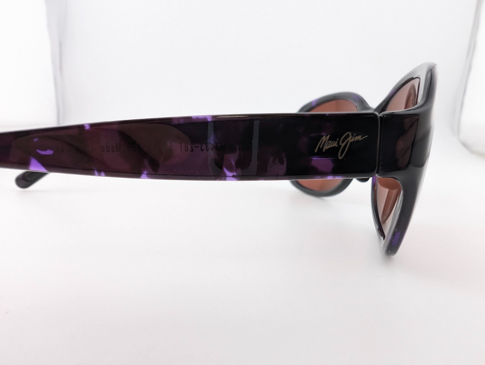 Maui Jim Sunglasses, Koki Beach MJ433-28T Purple Tort, 56-16-130, Plastic, Japan