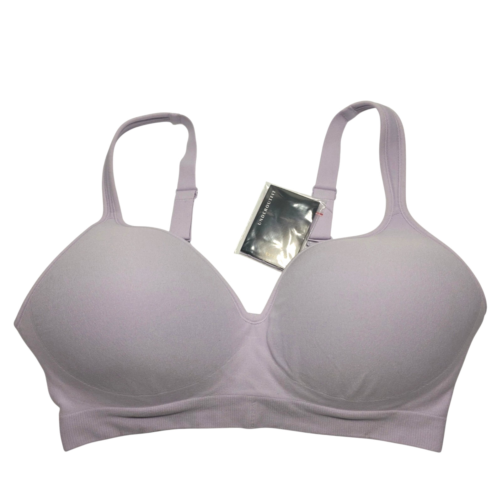 Underoutfit Shaping Lift Neckline Bra Lilac XL Adjustable Strap #460 NWT