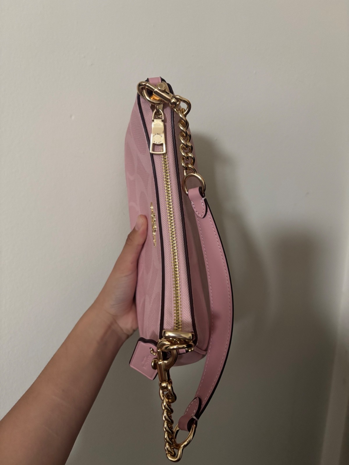 Authentic powder pink coach teri Cal51