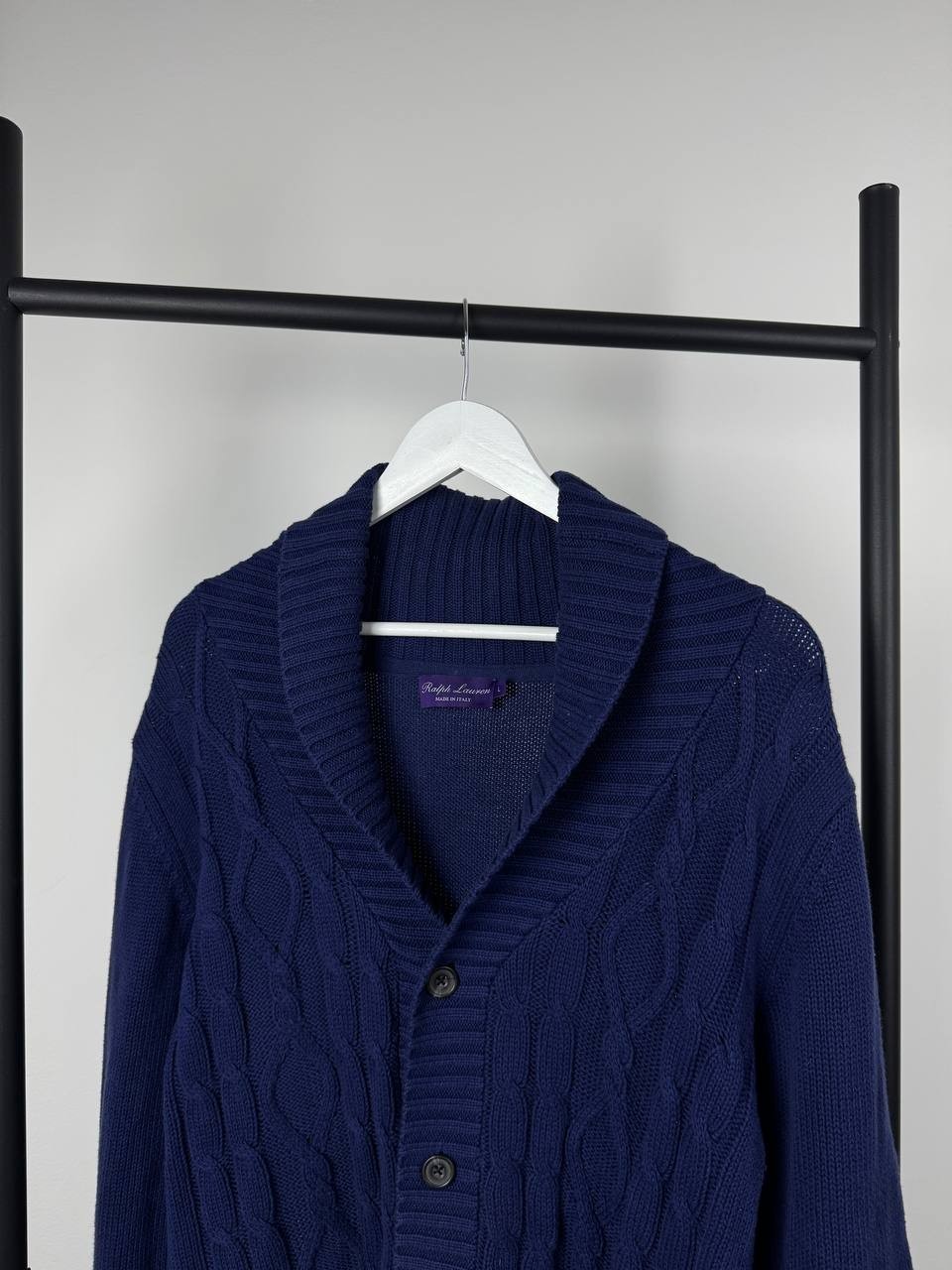 Ralph Lauren Purple Label Heavy Knit Cardigan size L