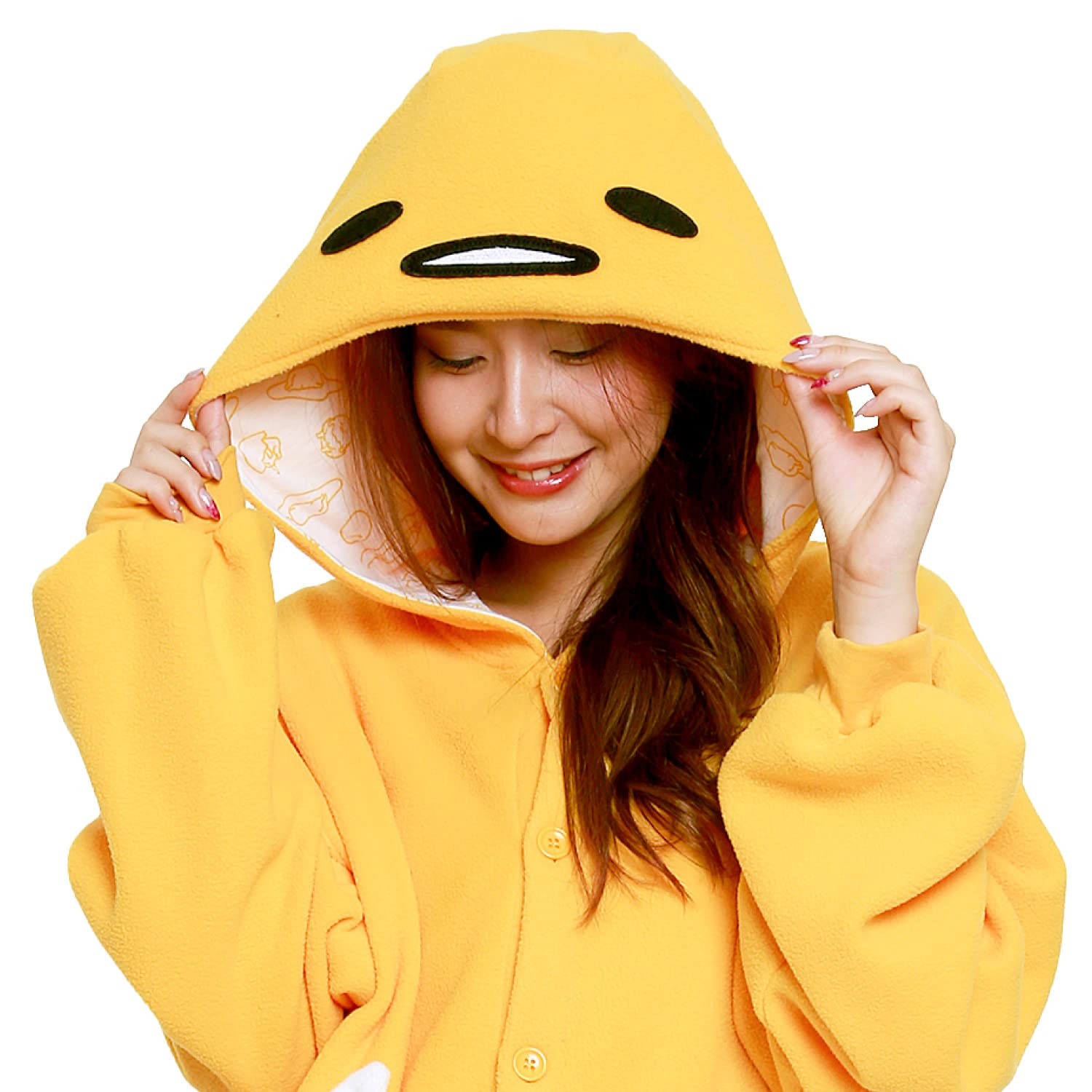 character fleece kigurumi free size Sanrio Gudetama