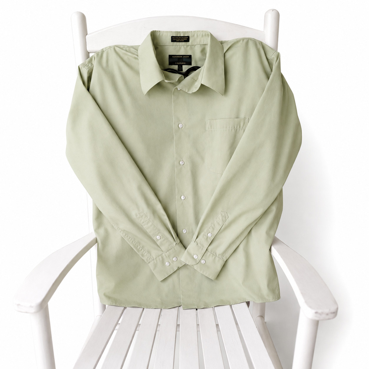 Alexander Julian colours men’s shirt 17-17 1/2 Single Needle Tailoring Light Sag