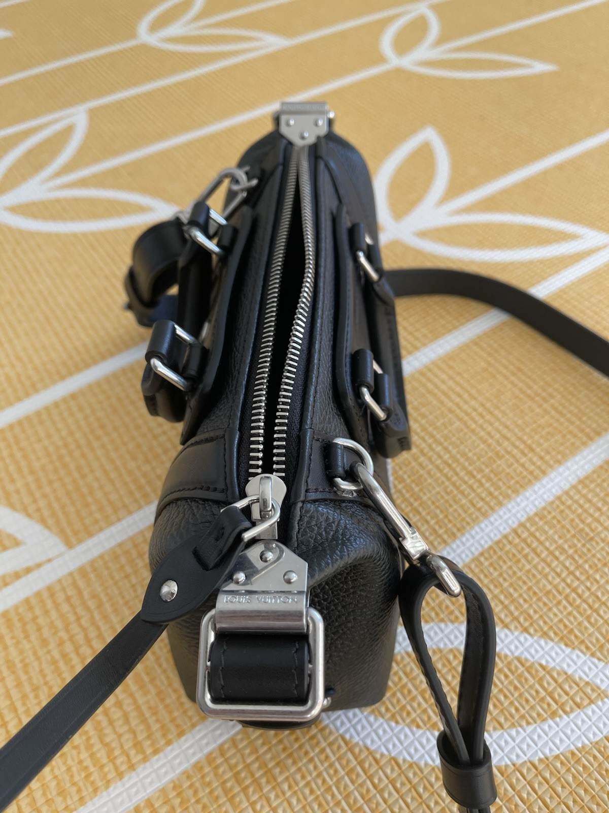 Louis Vuitton Biker PM, Black Monogram Small Satchel Top Handle, Zip,