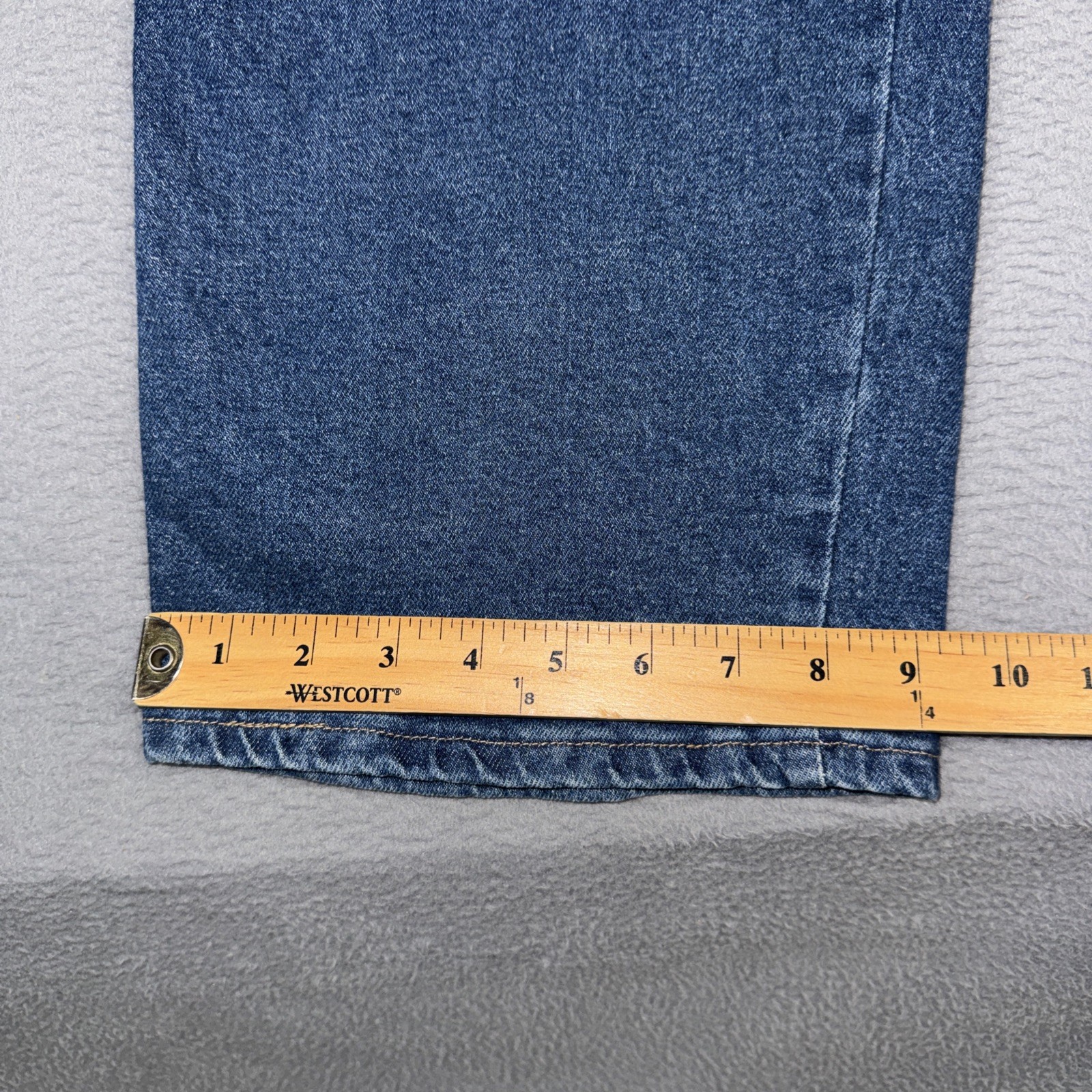 Wrangler Jeans Mens 44×29 Blue Regular Fit Straight Comfort Solutions Series NWT