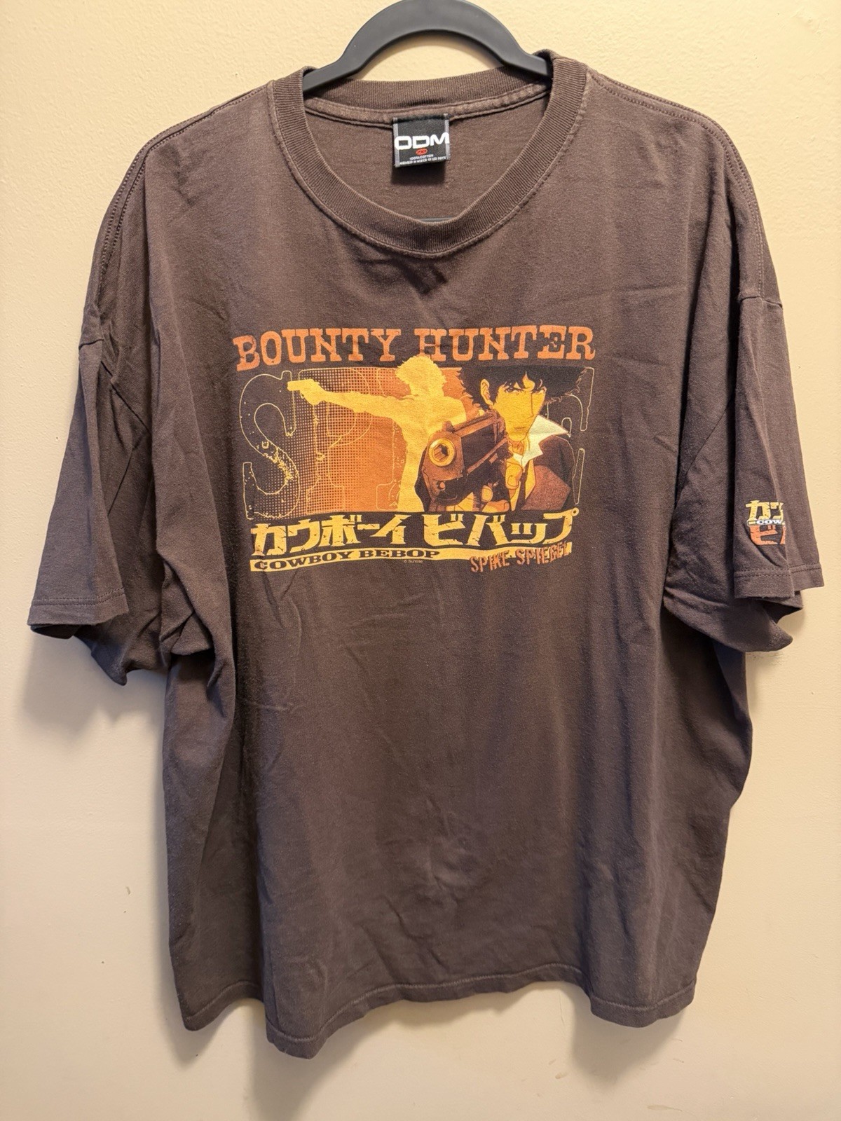 Vintage Cowboy Bebop Graphic T-Shirt Tee Bounty Hunter Anime ODM Tag Mens 2XL