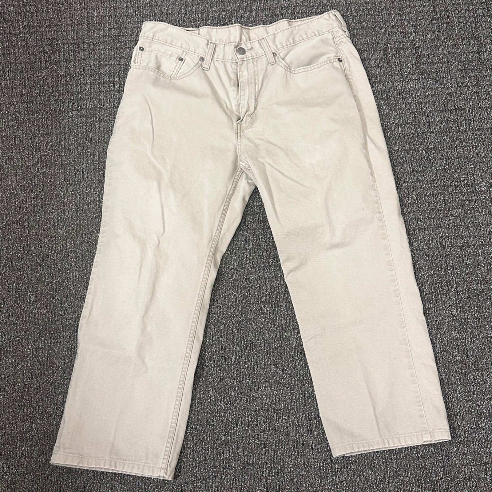 2- Levis 514 Athletic Taper Pants Mens 34×23 (actual) Cotton Street See Details