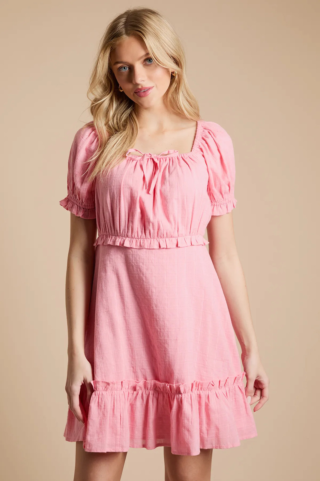 Dorothy Perkins Pink Mini Dress Womens Daywear Dresses